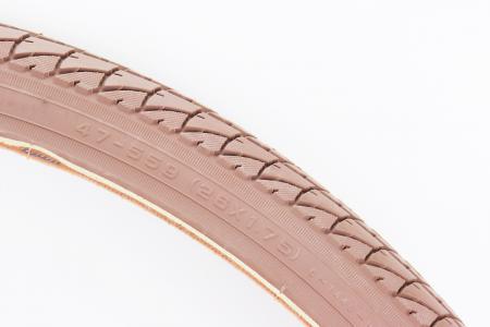 Шина до велосипеда 26x1,75 (47-559) дорожня коричнева SKIP C1446 CST