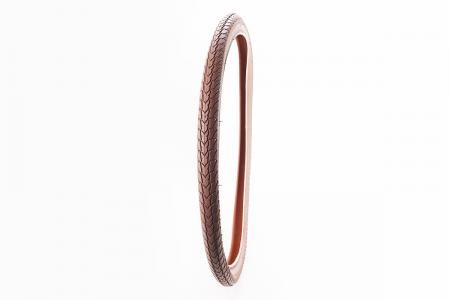 Шина до велосипеда 26x1,75 (47-559) дорожня коричнева SKIP C1446 CST