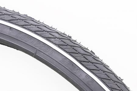 Шина до велосипеда 26x1.75 (47-559) дорожня з білою смугою SY-1187 FORZA