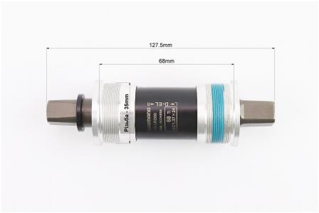 Картриджна каретка BB-UN300 68x127,5 мм з квадратним валом до MTB SHIMANO