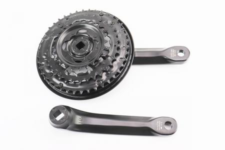 Шатуни до гірського велосипеда 175 мм 42-34-24T під квадрат FC-TY301 Tourney SHIMANO