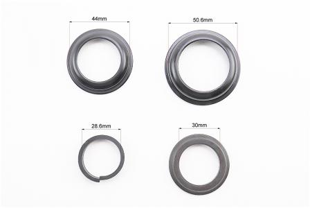 Рульова колонка до велосипеда напівінтегрована 1-1/8"x1-1/4" (44/28,6x50.6/30 мм) H-100 чорна Neco