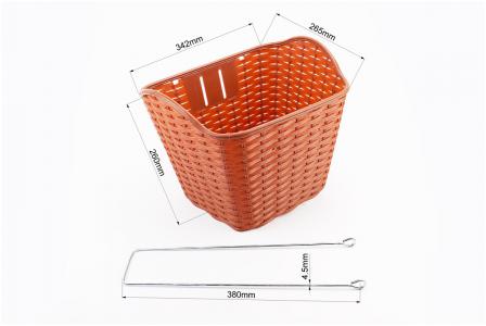 Кошик багажний передній до велосипеда 26" з кришкою пластмасовий TH-059 PRC