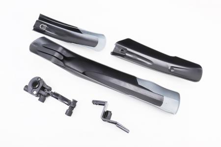Крила пластмасові до велосипеда MTB 24-26" швидкознімні H-N27F/H-N27B PRC