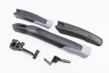 Крила пластмасові до велосипеда MTB 24-26" швидкознімні H-N27F/H-N27B PRC