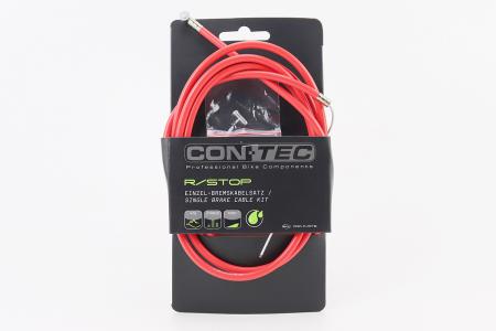 Трос заднього гальма до електросамоката Kugoo M4/M4 Pro, 200 см, червоний — CON-TEC