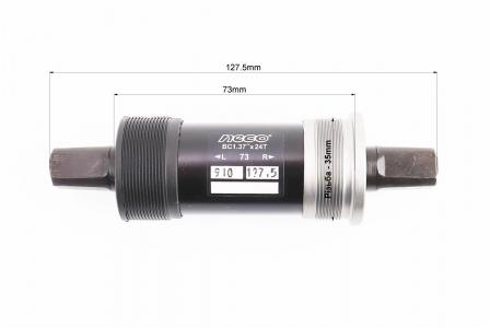Картридж-каретка до велосипеда MTB B910P 73х127.5 мм, квадратний вал, Neco