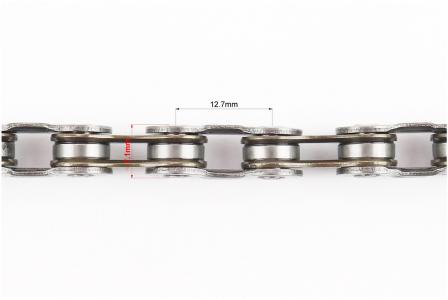 Ланцюг приводний до велосипеда 1/2x3/32x116L 7 швидкостей, сіро-коричневий PYC