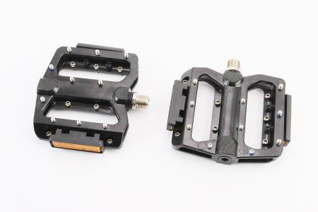 Педалі до велосипеда MTB широкі 9/16" (103x107x24mm) зі знімними шипами, пром-підшипник (6x13x5), алюмінієві, NWL-393B-RP, FPD