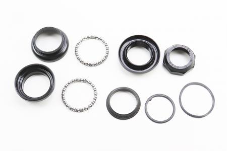 Рульова колонка до велосипеда 1-1/8" (34/28.6x34/30) різьбова, чорна H841SW Neco