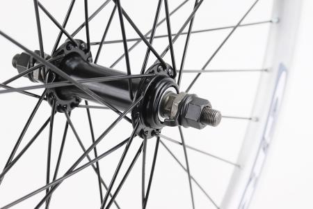 Колесо переднє до велосипеда 24" V-brake, обід «крапля», 14Gx36H, з гайками, GRAVITY PRC