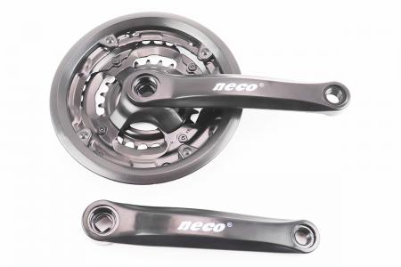 Шатуни до велосипеда квадрат 170 мм 42/34/24T MTB Neco NSP-3001