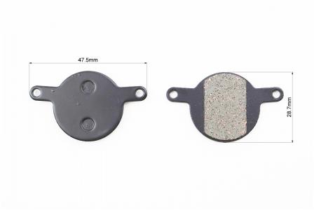 Гальмівні колодки до велосипеда дискові Magura Julie 2001-2008 YL-1047, чорні Andson