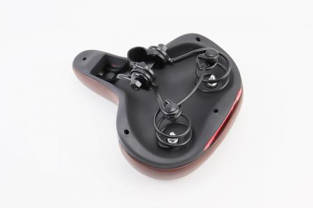Сидіння до велосипеда CROSSRIDE N318 255x210 мм, коричневе Baisike