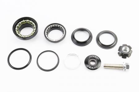 Рульова колонка до BMX 1-1/8 (34/28,6x34/30) безрізьбова, чорна Neco H879