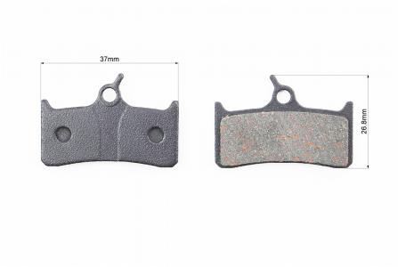Гальмівні колодки до велосипеда (дискові) Shimano BR-M755 / M755DH / XTR Pre-02 / Grimeca System 8 / Hope M4 / Sram 9.0, чорні, Andson