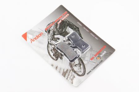 Гальмівні колодки до велосипеда (дискові) Shimano BR-M755 / M755DH / XTR Pre-02 / Grimeca System 8 / Hope M4 / Sram 9.0, чорні, Andson