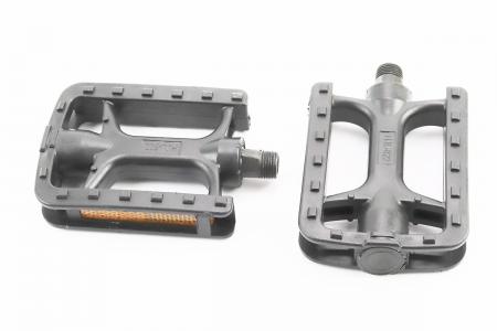 Педалі до велосипеда MTB HJL-822 9/16" пластикові, чорні PRC