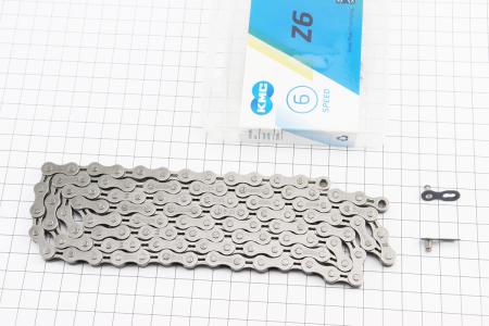 Ланцюг приводний до велосипеда 1/2x3/32x116L 6 швидкостей KMC Z6, коричневий