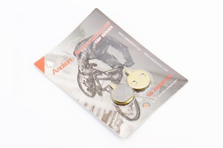 Гальмівні колодки до велосипеда диск Hayes MX2/MX3/Sole/Artec ADC-01/JAK-5/Bolids Boli-BB2, жовті, Andson