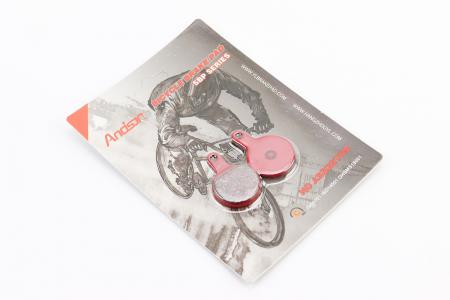 Гальмівні колодки до велосипеда, дискові Tektro IOX (2011) YL-1022, червоні Andson