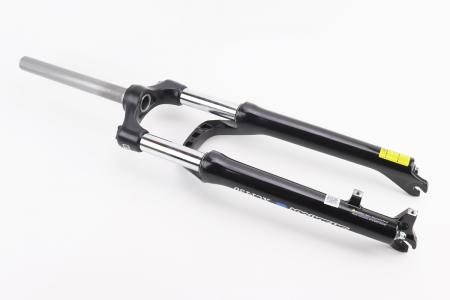 Вилка амортизаційна до велосипеда 26" XCM30 RL, 1-1/8" (28,6 мм) без різьби, шток 240 мм, хід 100 мм, для дискових гальм, виносний Lockout, пружинно-оливна, чорна SR Suntour
