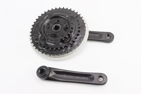 Шатуни до велосипеда MTB MA-AC49, 152 мм, 42/34/24T, квадрат, PROWHEEL