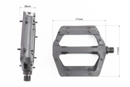 Педалі до велосипеда MTB широкі 9/16" NW-613B FPD