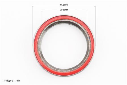 Підшипник рульової колонки до велосипеда MTB CBB-418 (41,8x30,15x7x45°) 2RS, Neco