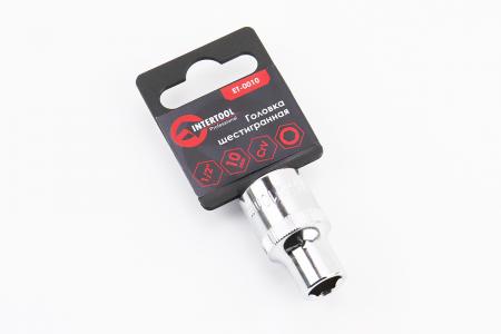 Головка торцева шестигранна 1/2" 10 мм 38 мм INTERTOOL