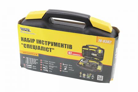 Набір ручного інструменту 82 предмети "Спеціаліст" 78-0382 MASTERTOOL