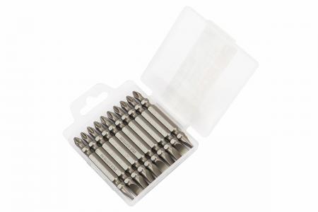 Набір біт до шуруповерта PH2/SL6 65 мм 1/4" S2 10 шт GRANITE
