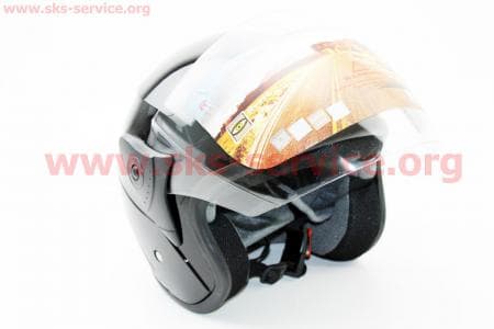 Шлем открытый HF-200 S-ЧЕРНЫЙ
