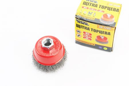 Щітка торцева до болгарки M14 D-65 мм 19-7206 MASTERTOOL