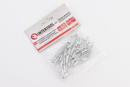 Заклепки алюмінієві 3,2х12 мм комплект 50 шт RT-3212 INTERTOOL
