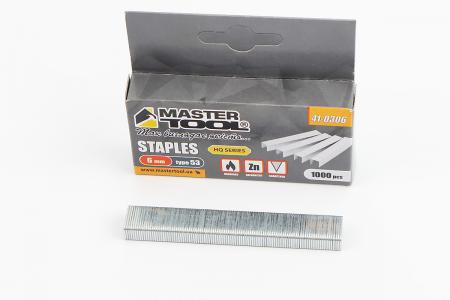 Скоби до степлера R53 (type 53), 6 мм, 1000 шт MASTERTOOL