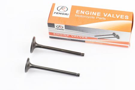 Комплект клапанів впускного і випускного до скутера Honda SH150cc FENGRI (d=27mm h=81.7mm / d=23mm h=80.2mm)