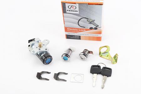 Комплект замків до скутера Honda DIO ZX AF35 (3 контакти) з діодом FENGRI