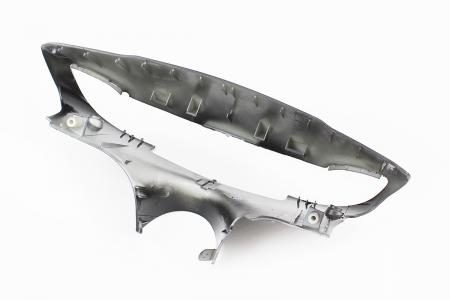 Передній пластиковий кожух керма (голова) до скутера Yamaha JOG SA-16, чорний PRC