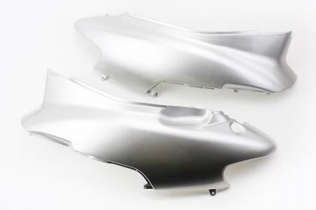 Верхні бічні пластикові панелі до скутера Honda DIO AF-34/35, комплект 2 шт, сірі PRC