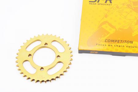 Задня зірка до скутера RS125 428-38T d=64 мм 4 отв. 80 мм GOLD SFR
