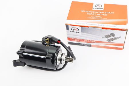 Стартер у зборі до мотоцикла Loncin JL200-68A (9 шліців) FENGRI, чорний