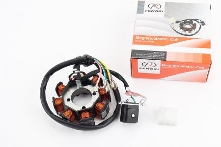 Статор магнето до мотоцикла Kinlon JL150-70C (8 котушок, 5 дротів, d=88,5 мм) FENGRI