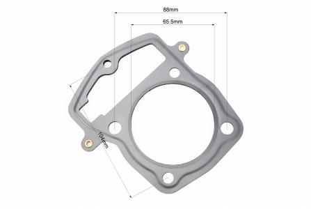 Прокладка головки циліндра (ГБЦ) до мотоцикла Loncin LX250GY-3 CB-250 65,5 мм FENGRI
