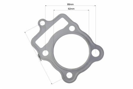 Прокладка головки циліндра до мотоцикла CG-150cc JL150-70C 62 мм FENGRI