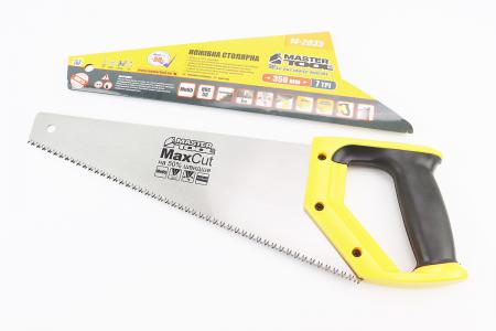 Ножівка по дереву 350 мм 7 TPI MaxCut, загартований зуб, 3D заточка, MASTERTOOL