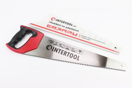 Ножівка по деревині 450 мм, 7 TPI, загартований зуб, 3D заточування HT-3105 INTERTOOL