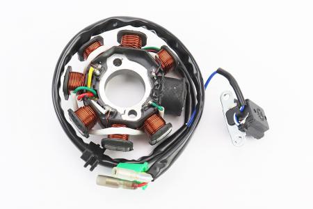 Статор магнето до скутера 125-150 см 4T (8 котушок, роз'єм мама 3+2, висота 28 мм) ZHENGHE