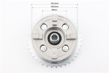 Панель демпферна з підшипником і зіркою 428-38T до мотоцикла V200N, FENGRI