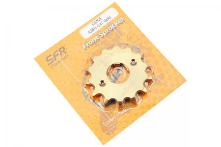 Зірка передня до скутера Viper 125/150J 428-14T SFR GOLD